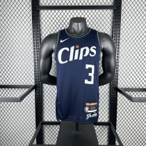 Los Angeles Clippers  Blue #3 PAUL 1:1 Quality NBA  Season Jerseys 2024
