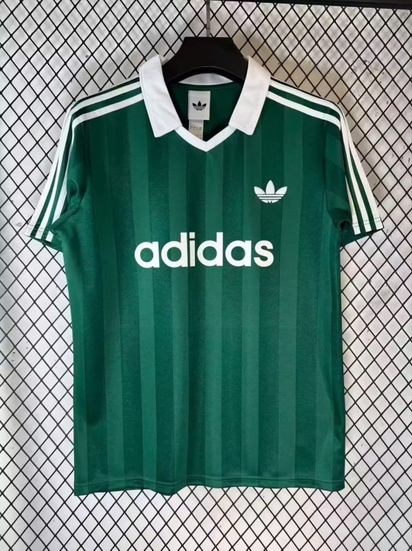 Adidas Clover Oasis  POLO  T-shirt  Green 1:1 Quality Soccer Jersey  25-26