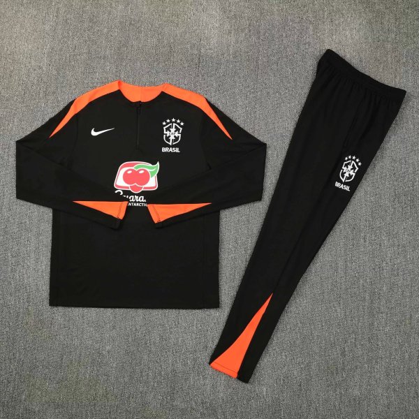 Brazil Training Tracksuit Black (Kids And Man 10-2XL)  1:1  26-27 (2026)