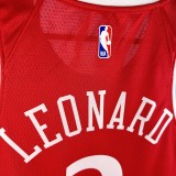 Los Angeles Clippers  Red #2 LRONARD 1:1 Quality NBA  Season Jerseys 2025