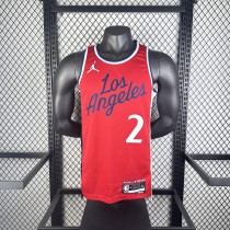 Los Angeles Clippers  Red #2 LRONARD 1:1 Quality NBA  Season Jerseys 2025