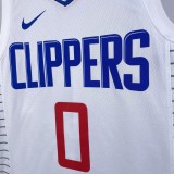 Los Angeles Clippers  White #0 WESTBROOK  1:1 Quality NBA  Season Jerseys 2023
