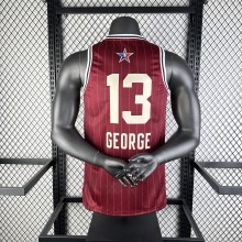 Los Angeles Clippers ALL-STAR  Red #13  GEORGE   1:1 Quality NBA  Season Jerseys 2024