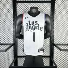 Los Angeles Clippers  Whute #1 HARDEN 1:1 Quality NBA  Season Jerseys 2021