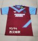 Retro West Ham Home  1:1 Quality Soccer Jersey 1993-1994