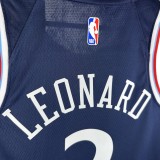 Los Angeles Clippers  Blue #2 LRONARD  1:1 Quality NBA  Season Jerseys 2025