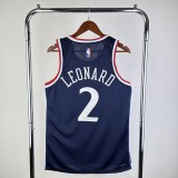 Los Angeles Clippers  Blue #2 LRONARD  1:1 Quality NBA  Season Jerseys 2025