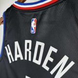 Los Angeles Clippers  Black  #1 HARDEN 1:1 Quality NBA  Season Jerseys 2023
