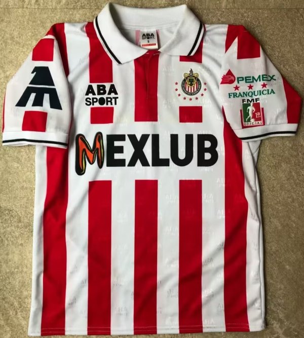 Retro Chivas (Guadalajara ) Home 1:1 Quality Soccer Jersey   1997-1998