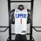 Los Angeles Clippers  White #1 HARDEN 1:1 Quality NBA  Season Jerseys 2023