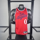 Los Angeles Clippers  Red #0 WESTBROOK  1:1 Quality NBA  Season Jerseys 2025