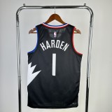Los Angeles Clippers  Black  #1 HARDEN 1:1 Quality NBA  Season Jerseys 2023
