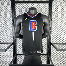 Los Angeles Clippers  Black  #1 HARDEN 1:1 Quality NBA  Season Jerseys 2021