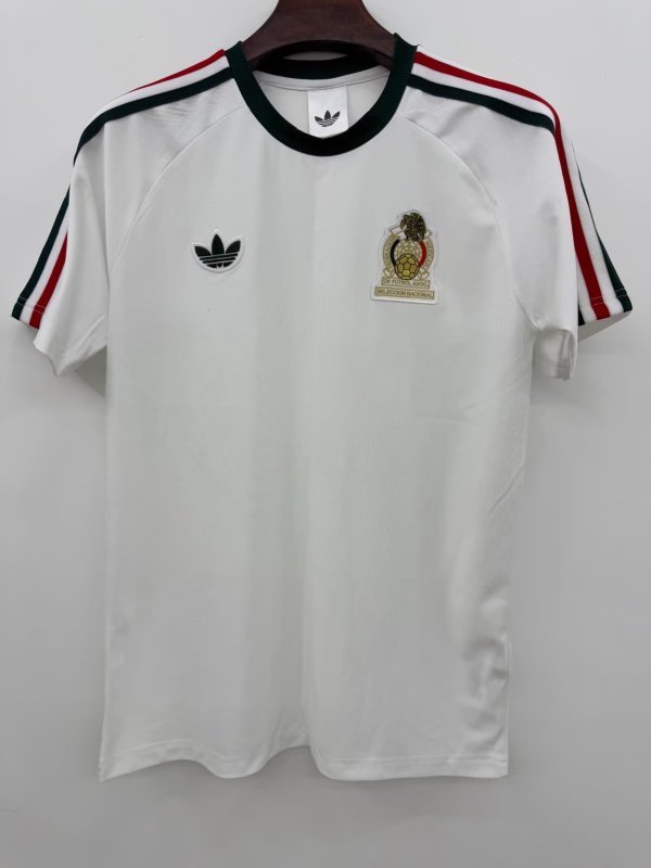 Mexico T-shirt Retro Leisure  White 1:1 Quality Soccer Jersey 26-27 (2026)