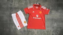 Manchester United  Home Kids Fans 1:1 Quality Soccer Jersey 26-27