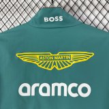F1 Aston Martin  Windbreaker  Green 1:1 Quality Soccer Jersey  26-27
