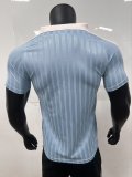 Adidas Clover Oasis  POLO  T-shirt  Blue 1:1 Quality Soccer Jersey  25-26