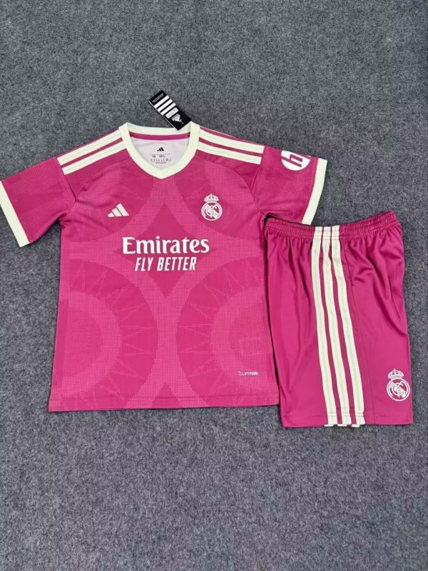 Real Madrid Third Away Fans Kids 1:1 Quality Soccer Jersey  26-27