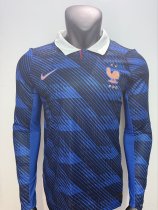 France Home Long Sleeve  Player 1:1 Quality Soccer Jersey 26-27 (2026)