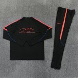PSG Paris Training Tracksuit Grey (16- 2XL Kids And Man )  1:1 Quality Training  Jersey 26-27