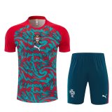 Portugal  Training  Fans Sets Green  Red (Kids And Man 16-2XL) 1:1 Quality Soccer Jersey 26-27 (2026)