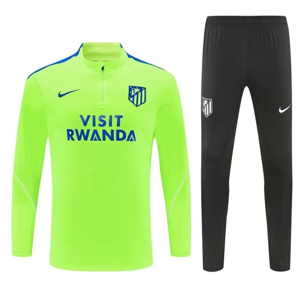 Atletico Madrid Training Tracksuit Green (Kids And Man 10-2XL)  1:1  26-27