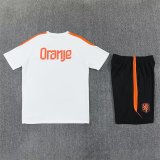 Netherlands Training White With Pants Sets (16-2XL) 1:1 Quality Soccer Jersey  26-27（2026）