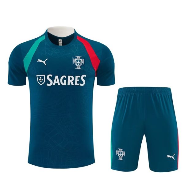Portugal  Training  Fans Sets Green (Kids And Man 16-2XL) 1:1 Quality Soccer Jersey 26-27 (2026)