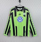 Retro Wolfsburg  Away Long Sleeve  Fans 1:1 Quality Soccer Jersey  1999-2000