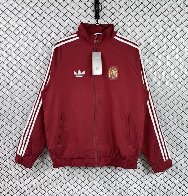 Spain Windbreaker Red 1:1 Quality Windbreaker  Jersey  26-27 (2026)