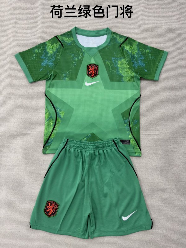 Netherlands  Goalkeeper  (16-2XL KIds And Man) Fans  1:1 Quality Soccer Jersey   26-27 (2026)