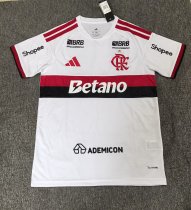 Flamengo Away Fans 1:1 Quality Soccer Jersey 26-27  （With Advertis）