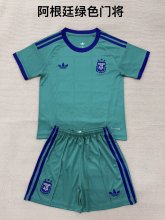 Argentina  Goalkeeper  With Pants Sets (kids Man  16-2XL) Fans 1:1 Quality Soccer Jersey 26-27（2026）