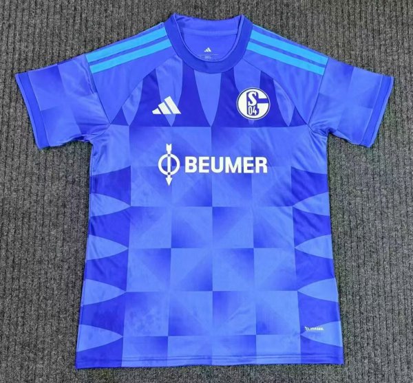FC Schalke 04 Home Fans  1:1 Quality Soccer Jersey  26-27