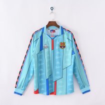 Retro Barcelona  Away Long Sleeve   1:1 Quality Soccer Jersey   1995-1997