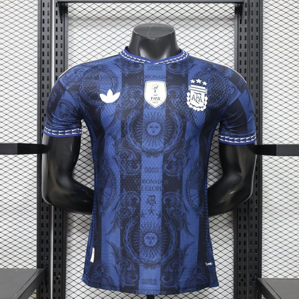 Argentina  Special Edition Player Dark Blue 1:1 Quality Soccer Jersey 26-27（2026）