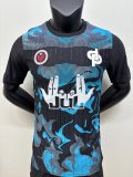 singer Fan Blue Black  Player 1:1 Quality Soccer Jersey   26-27