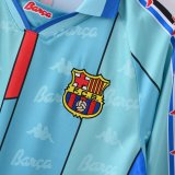 Retro Barcelona  Away Long Sleeve   1:1 Quality Soccer Jersey   1995-1997