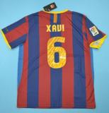 Copy Retro Barcelona  Home  1:1 Quality Soccer Jersey  2010-2011 (胸前带小字)