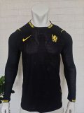 Chelsea Away Long Sleeve  Player  Black 1:1 Quality Soccer Jersey  26-27