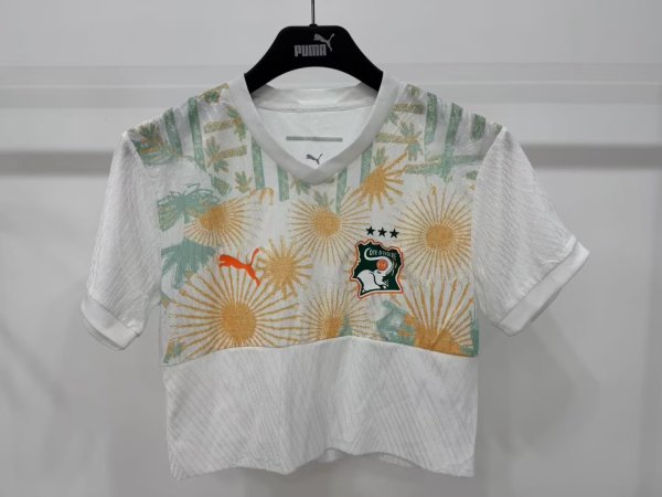 Ivory Coast  Away women cheerleading  1:1 Quality Soccer Jersey 26-27 (2026)