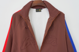 Barcelona Windbreaker  Coffee  1:1 Quality Soccer Jersey  25-26