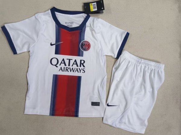 PSG Paris Away Kids 1:1 Quality Soccer Jersey 26-27