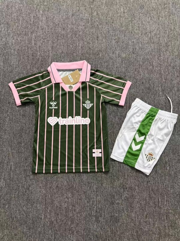 Real Betis Special Edition Kids Fans  1:1 Quality Soccer Jersey  26-27