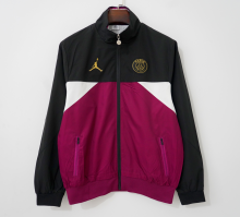 PSG Paris  Windbreaker  Black Pink  1:1 Quality Soccer Jersey 24-25