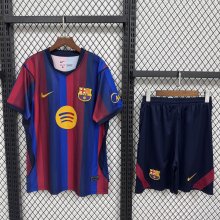 Barcelona  Home   With pants Sets   Fans 1:1 Quality Soccer Jersey 26-27