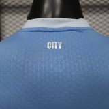 Manchester City Long Sleeve Home Player 1:1 Quality Soccer Jersey 26-27