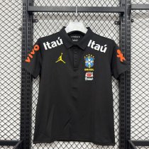 Brazil Polo  Fans Black 1:1 Quality Soccer Jersey 26-27 (2026)