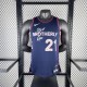 Philadelphia 76ers City Edition Retro Blue #21  EMBIID 1:1 Quality NBA  Season Jerseys  2024