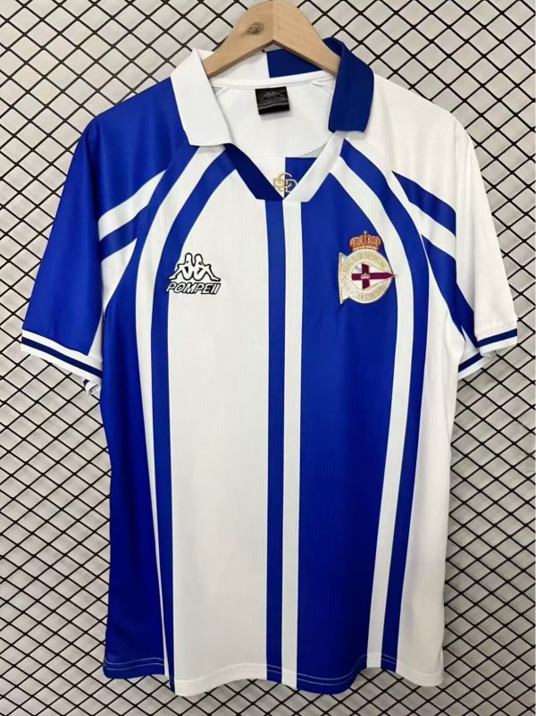 Retro Deportivo Home  Special Edition White Blue  Fans  1:1 Quality Soccer Jersey  26-27